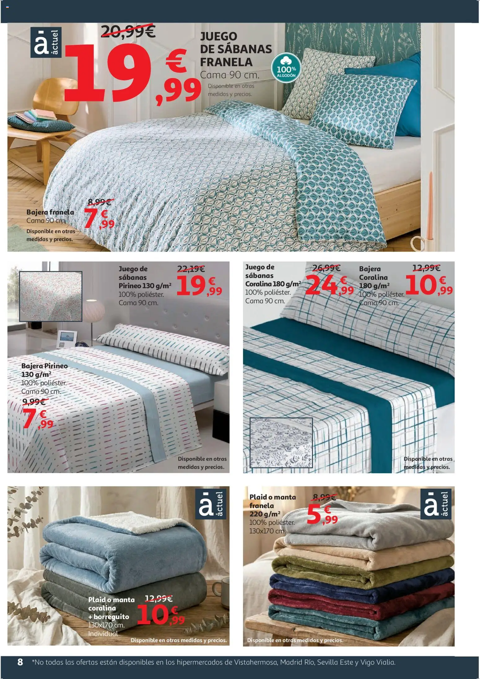 Alcampo - HG Cat │ válido desde el 09.01.2026 | Página: 8 | Productos: Juego de sábanas, Manta, Cama