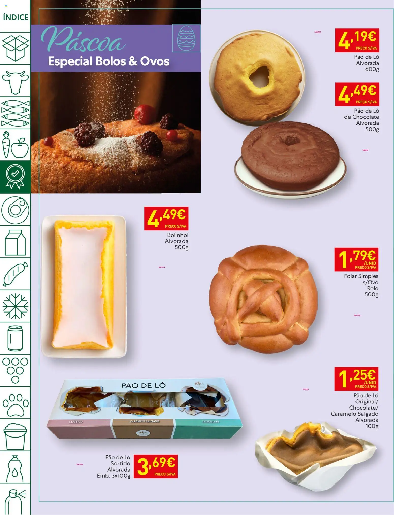 Recheio folheto │ válido de 17.03.2026 | Página: 18 | Produtos: Ovos, Pão, Chocolate