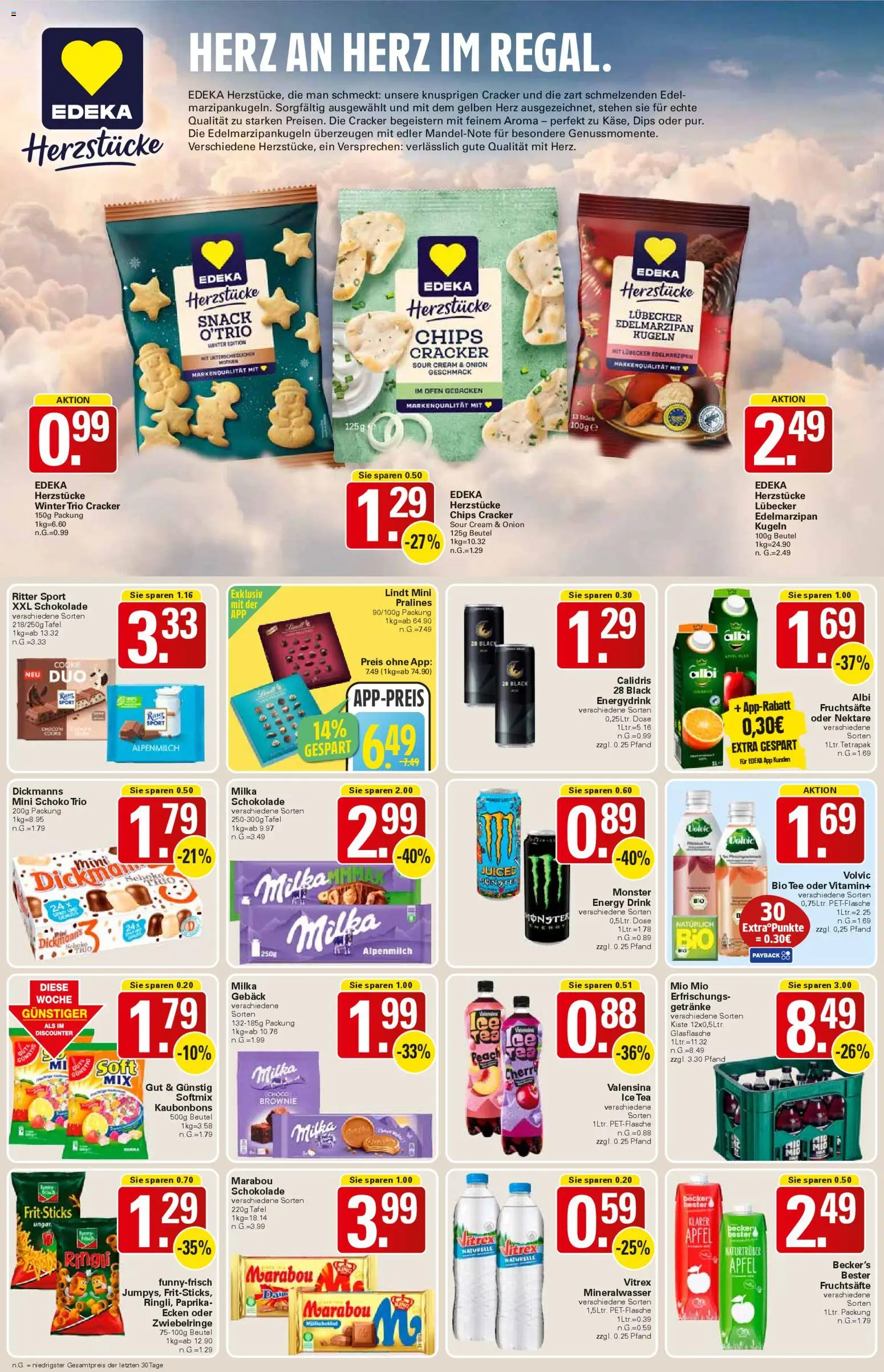 WEZ Prospekt – gültig ab 27.10.2025 | Seite: 12 | Produkte: Ofen, Äpfel, Lindt, Volvic