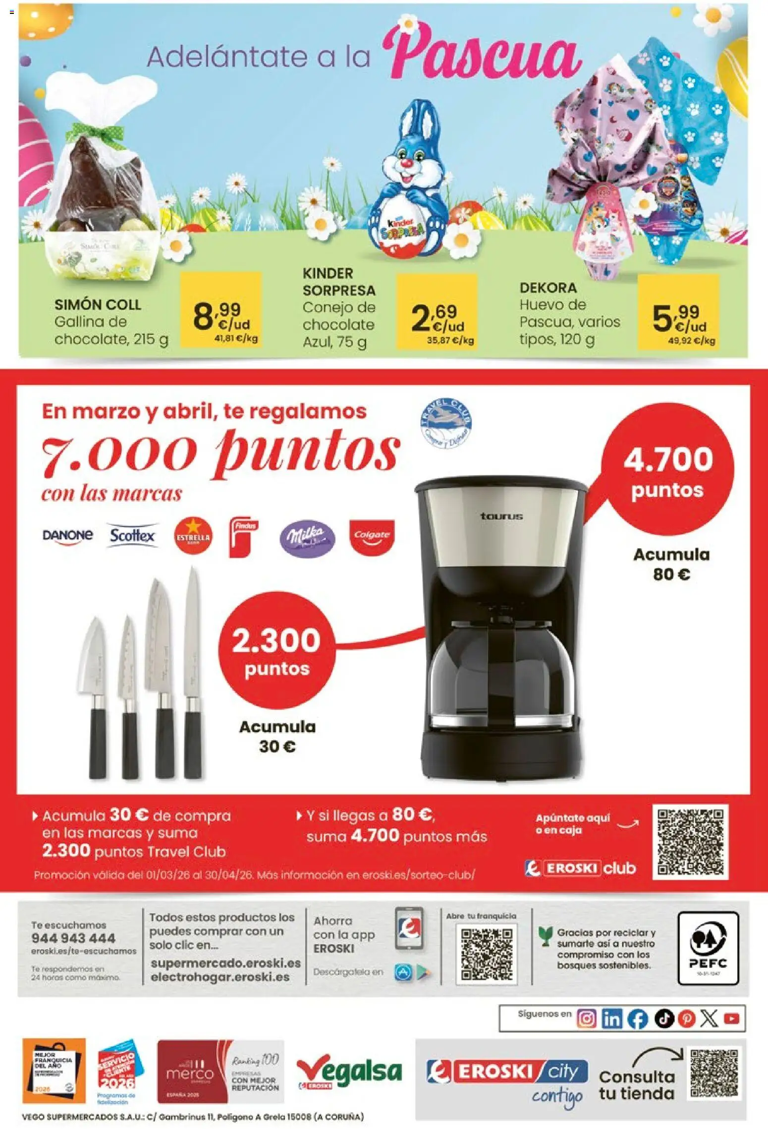 Eroski - Oferta │ válido desde el 12.03.2026 | Página: 32 | Productos: Chocolate, Té, Caja