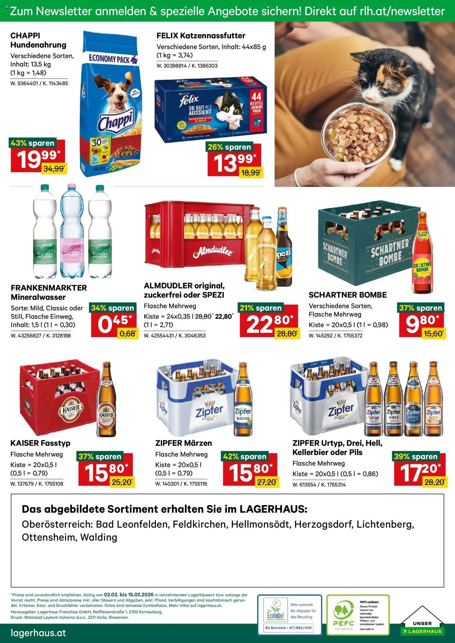 Lagerhaus  Wochen Angebote gültig ab 01.02.2026 | Seite: 6 | Produkte: Bad, Bier