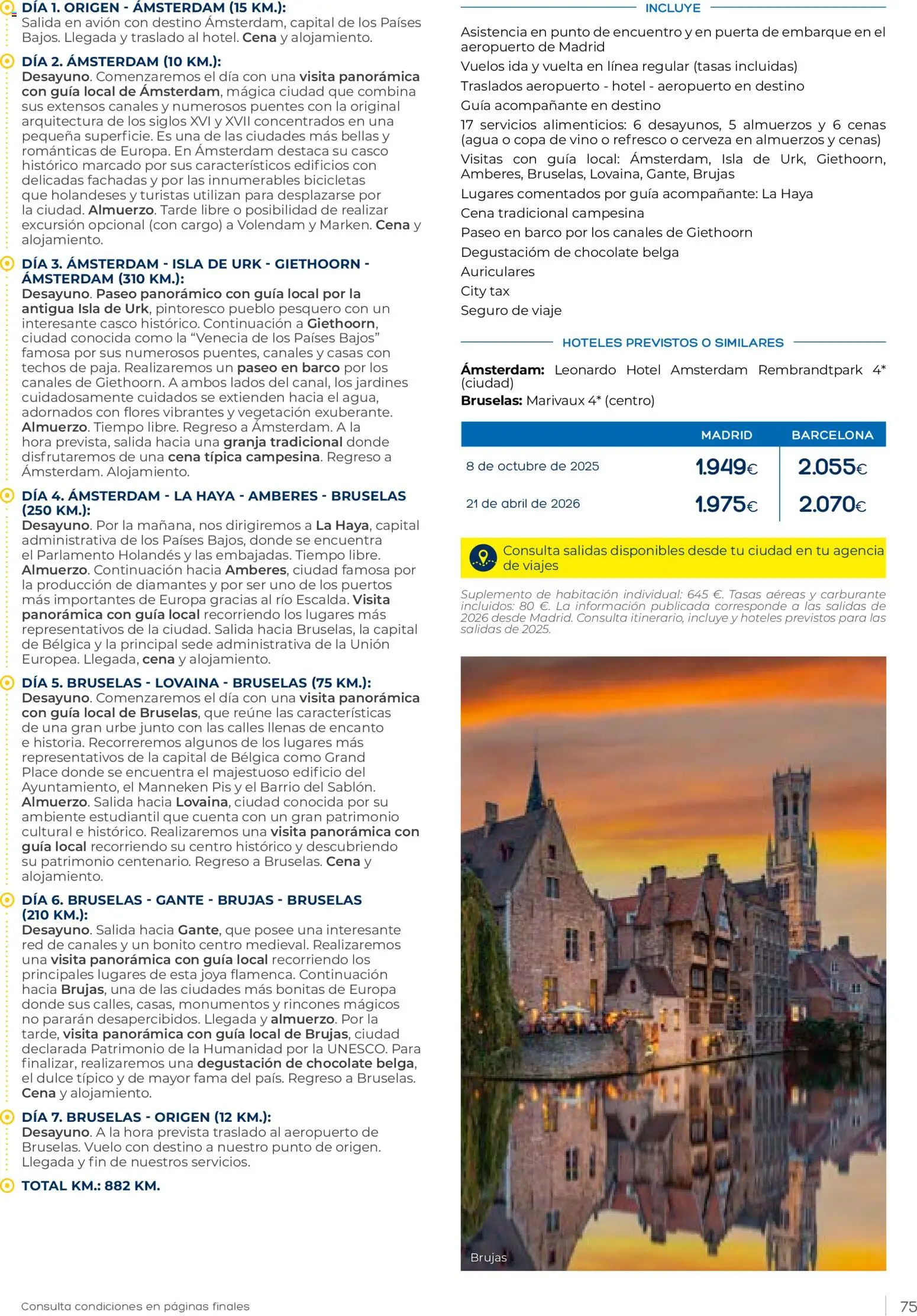 Viajes El Corte Inglés Vacaciones Económicas │ válido desde el 22.10.2025 | Página: 75 | Productos: Chocolate, Vino, Cerveza, Auriculares