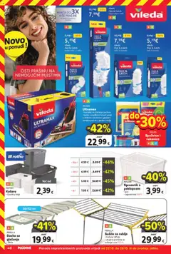 Plodine - Katalog - Pregled kataloga iz trgovine Plodine, vrijedi od 22.10.2025 | Stranica: 48 | Proizvodi: Voda, Rukavice, Košare, Vileda
