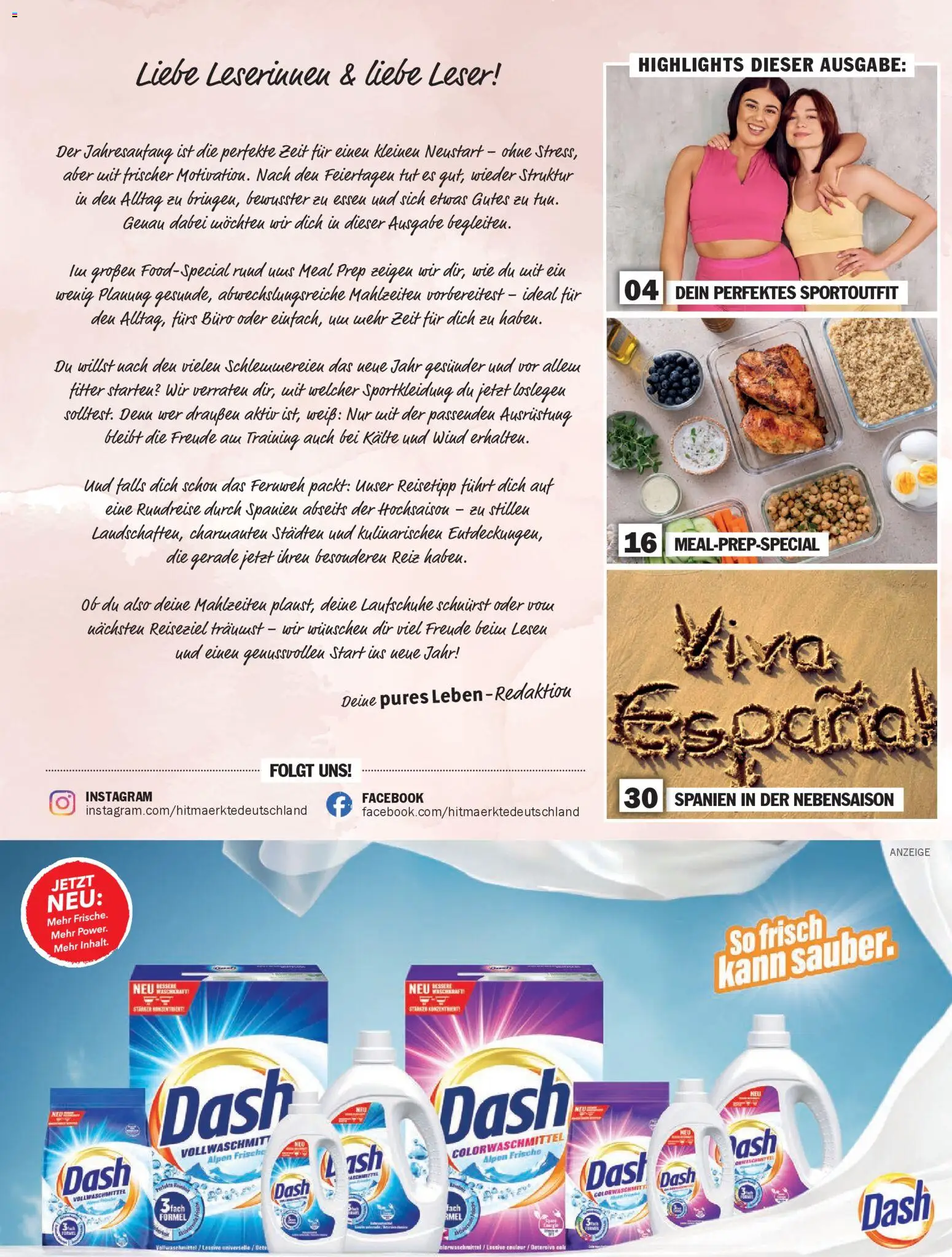 HIT pures Leben 01/2026 – gültig ab 01.01.2026 | Seite: 3 | Produkte: Vivo, Laufschuhe