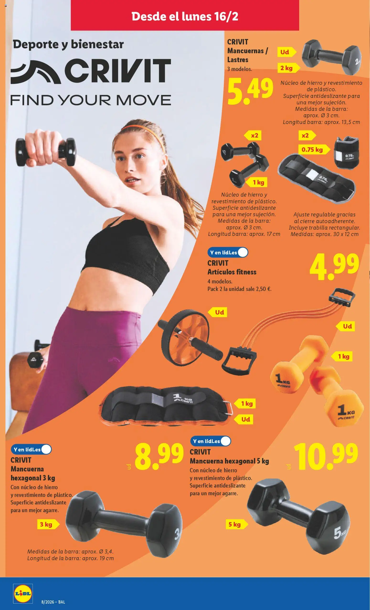 Lidl folleto de bazar │ válido desde el 16.02.2026 | Página: 8