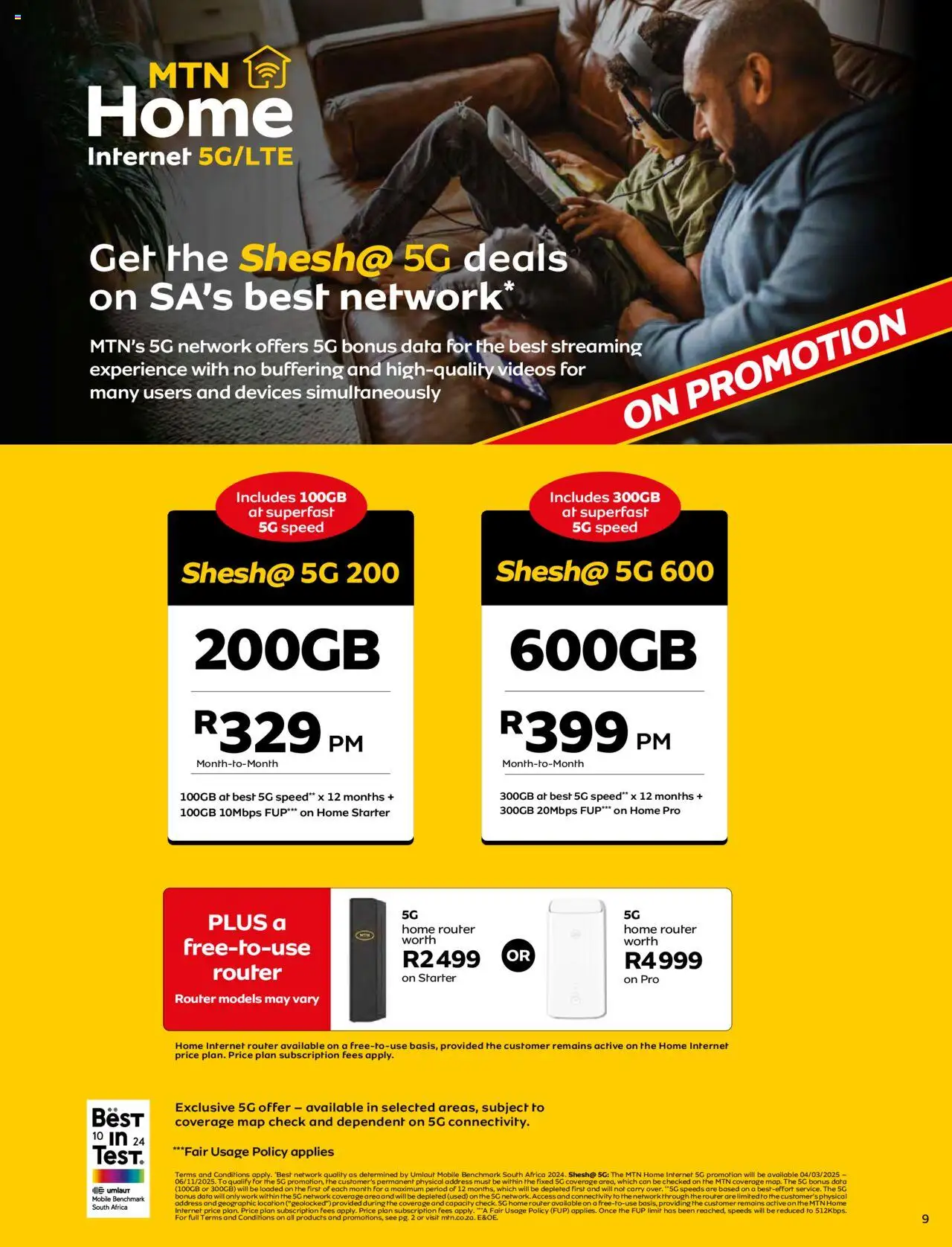 New MTN catalogue – valid from 07.09.2025 | Page: 11 | Products: Data, Router