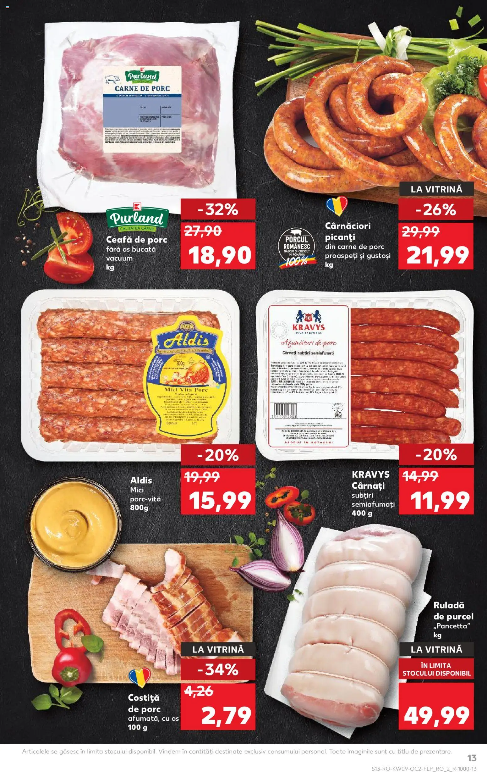 Noul catalog Kaufland – valabil de la 25.02.2026 | Pagină: 13 | Produse: Keçeli kalem, Vitrină, Mici, Cârnați