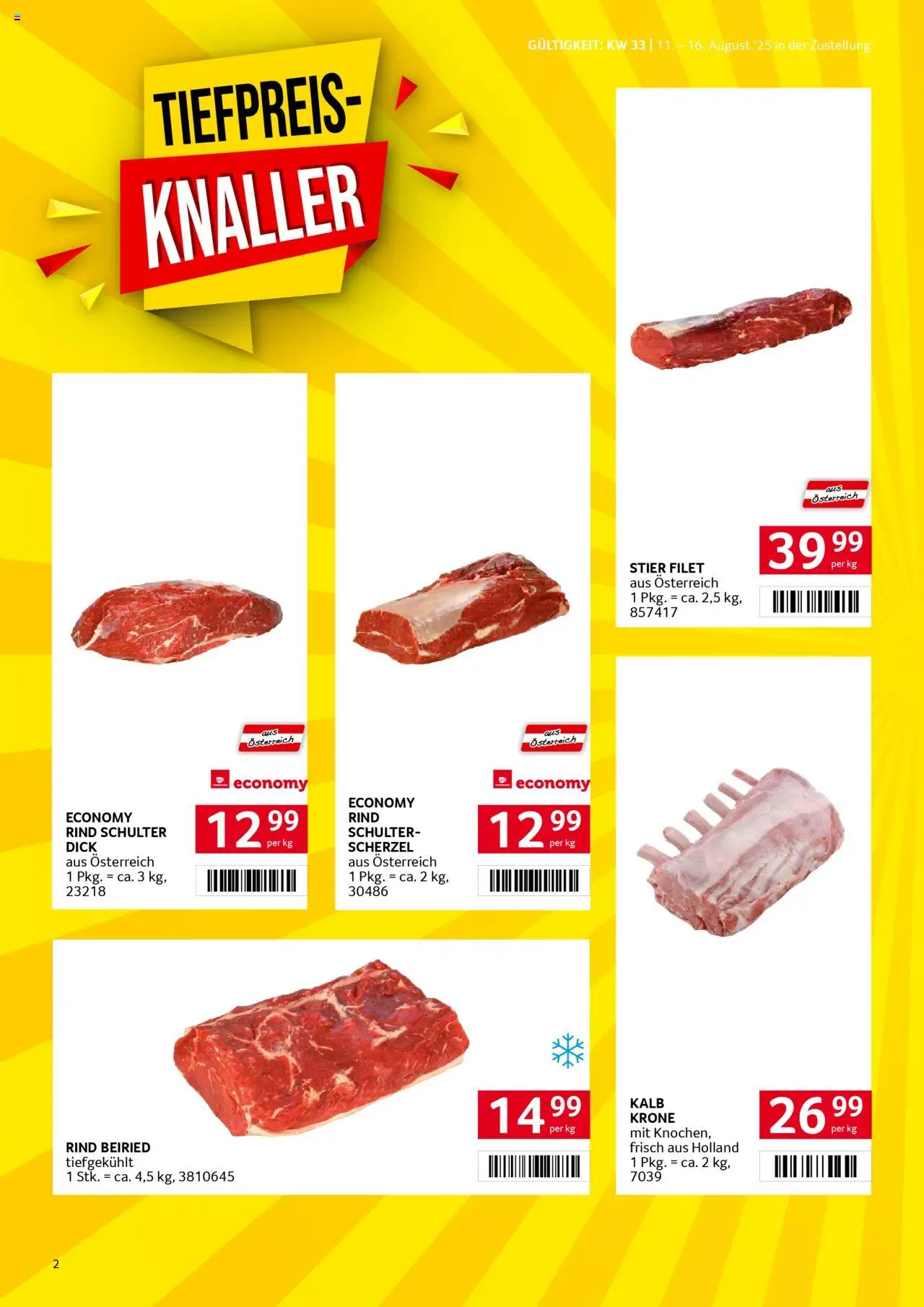 Transgourmet  Zustellaktion gültig ab 10.08.2025 | Seite: 2