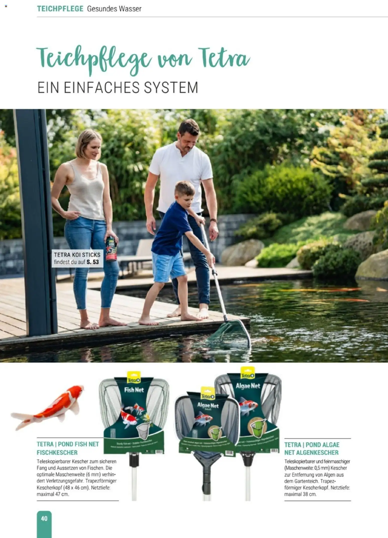 zookauf Themenkatalog Teich – gültig ab 23.03.2026 | Seite: 40 | Produkte: Wasser