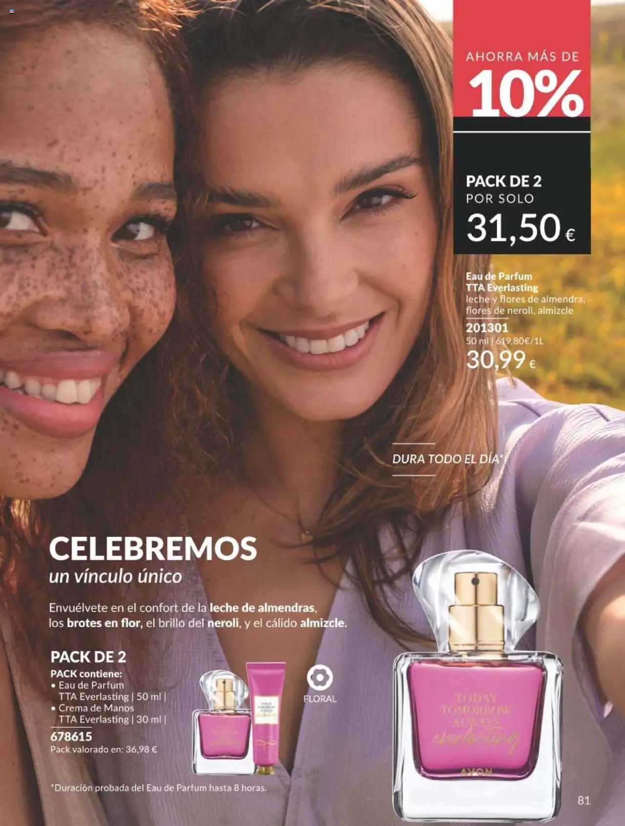 Catálogo AVON campaña 7 │ válido desde el 01.07.2025 | Página: 81 | Productos: Perfume, Crema de manos, Crema, Eau de parfum