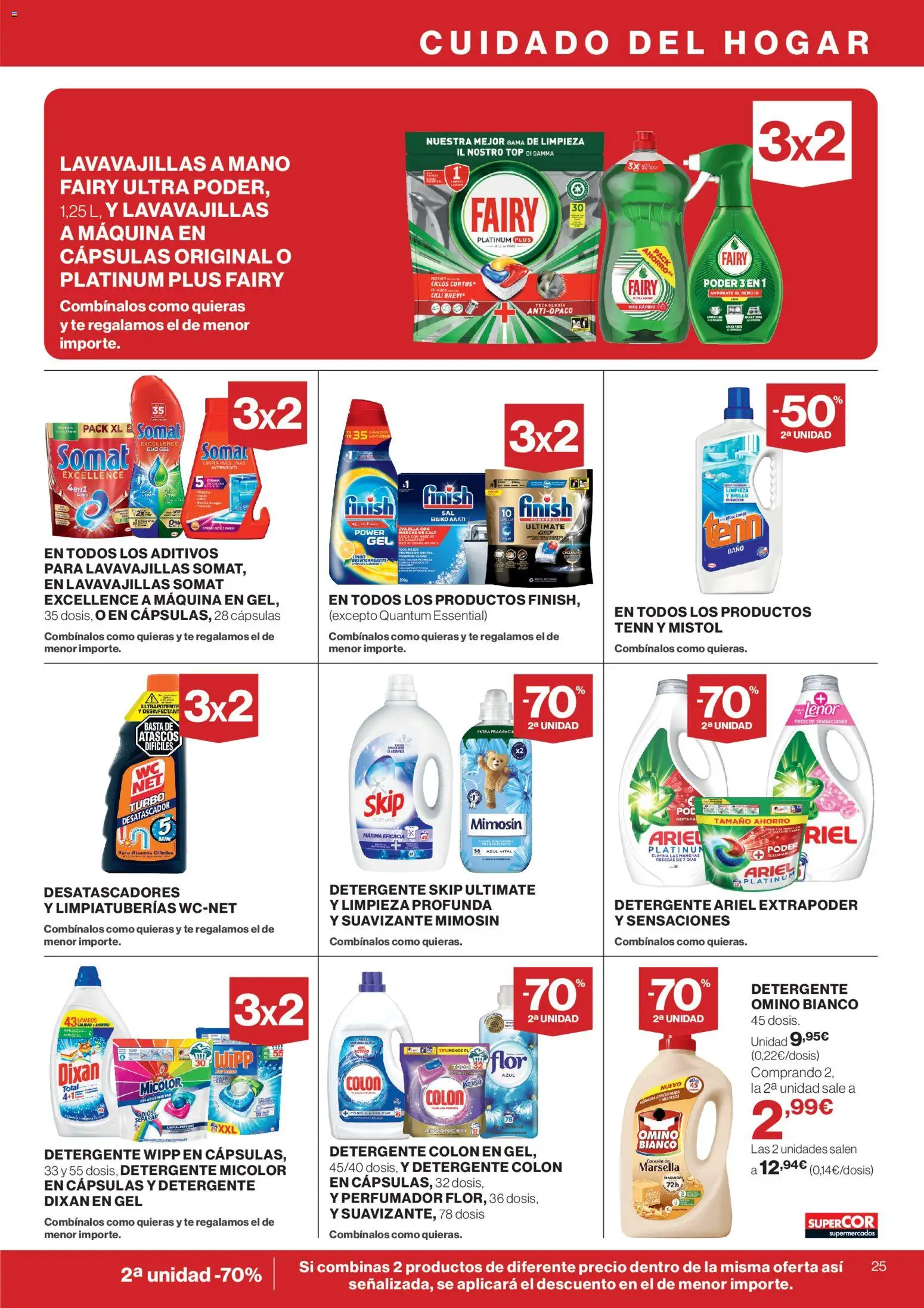 Supercor folleto │ válido desde el 26.02.2026 | Página: 25 | Productos: Fragancia, Quitamanchas, Detergente, Té