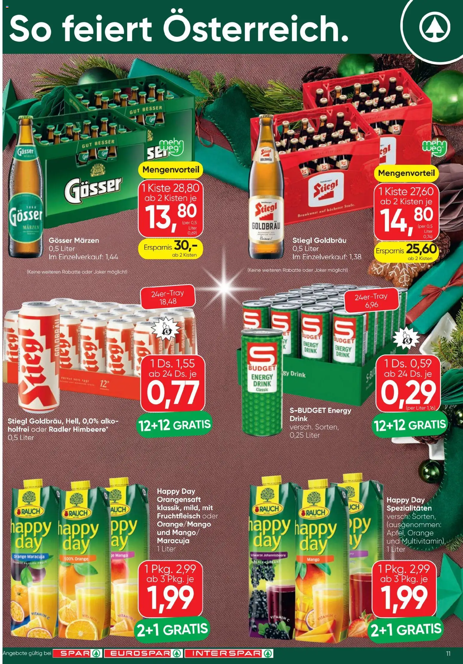 Spar Sparkling Moments gültig ab 23.12.2025 | Seite: 11 | Produkte: Mango