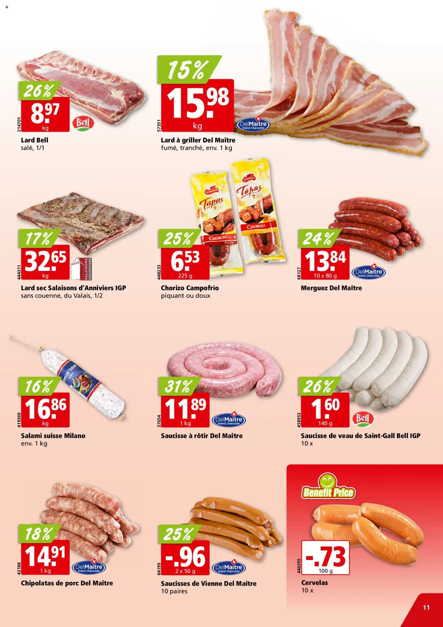 Aligro aktionen Chavannes, Matran, Genève, Sion – gültig ab 06.04.2026 | Seite: 11