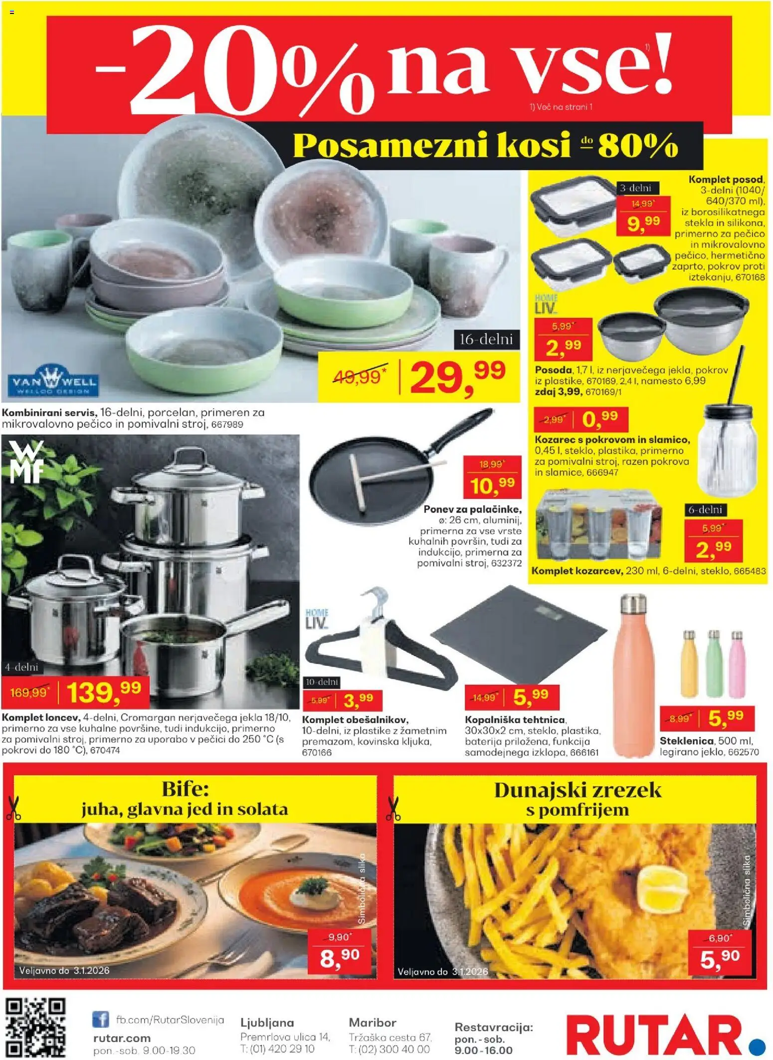 Novi Rutar katalog ponudbe – veljaven od 29.12.2025 | Stran: 24 | Izdelki: Baterija, Kozarec, Solata