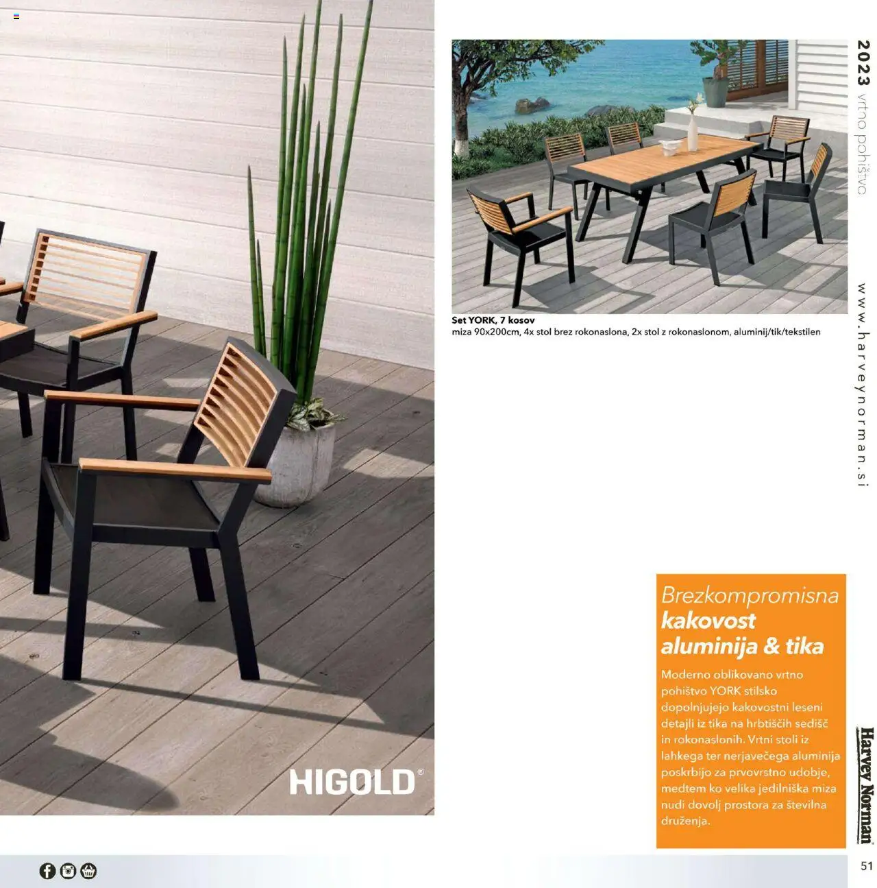 Harvey Norman - Katalog - Vrtno pohištvo │ velja od 01.03.2023 | Stran: 51