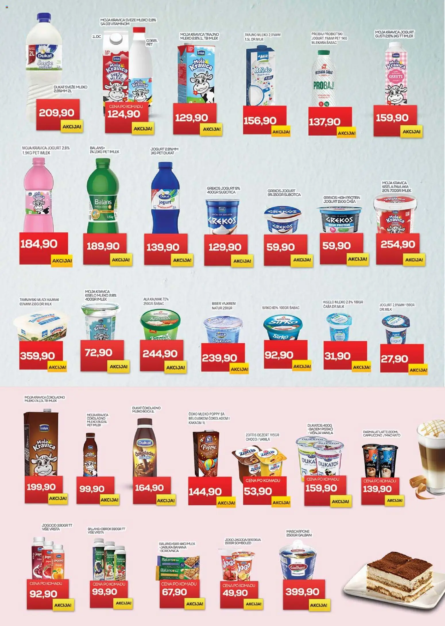 Medius katalog - važi od 13.01.2026 | Strana: 5 | Proizvode: Banana, Čokoladno mleko, Dukatos, Jogurt