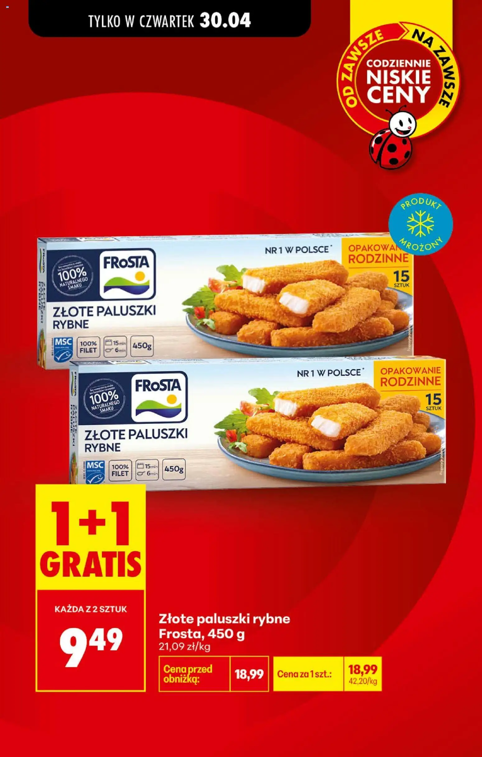 Biedronka Polsko leták - Codziennie niskie ceny od 29.04.2026 | Strana: 33 | Produkty: Filet