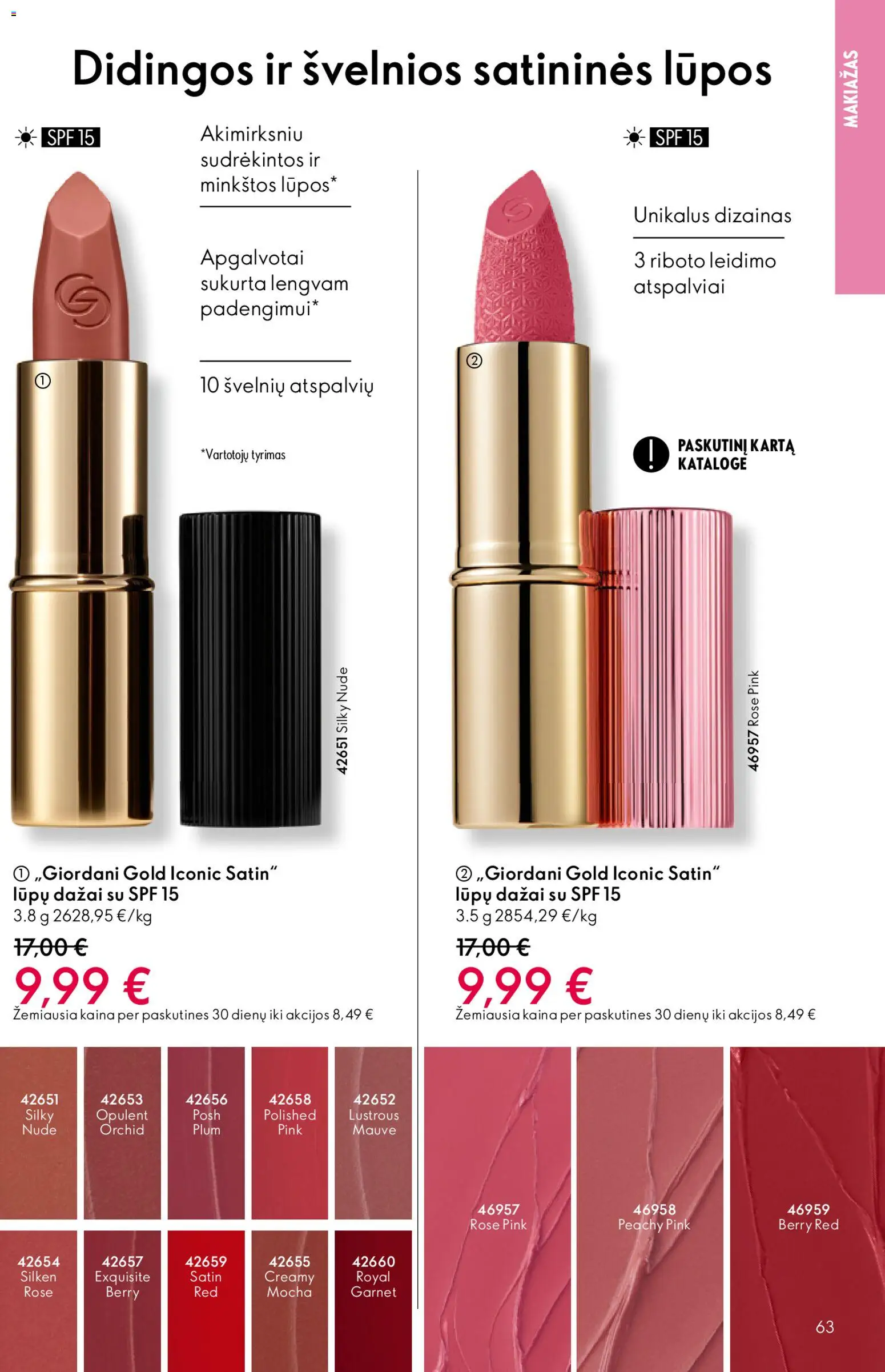 Oriflame akcijos nuo 10.12.2025 | Puslapis: 63 | Prekių: Makiažas