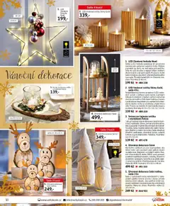 Náhled letáku Velký Košík katalog říjen od 01.10.2025 | Strana: 50 | Produkty: Kabel, Květiny, Baterie, Dekorace