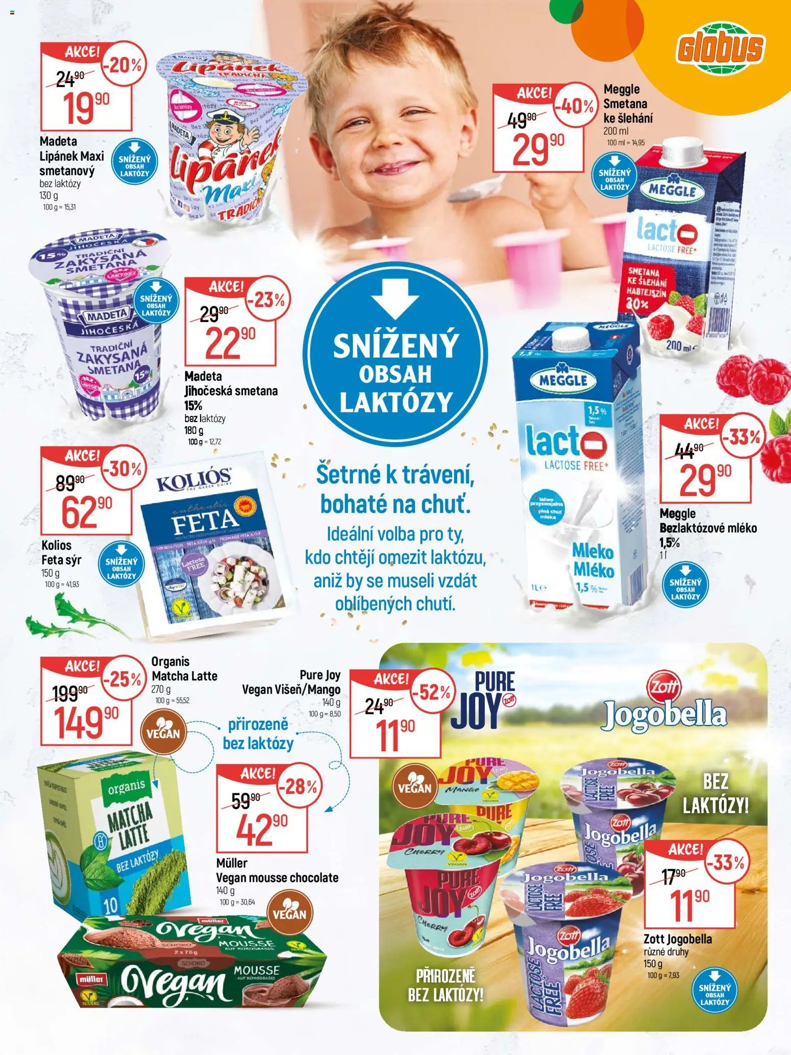 Globus leták - Zdravý svět od 07.01.2026 | Strana: 5 | Produkty: Globus, Sýr, Matcha, Smetana ke šlehání