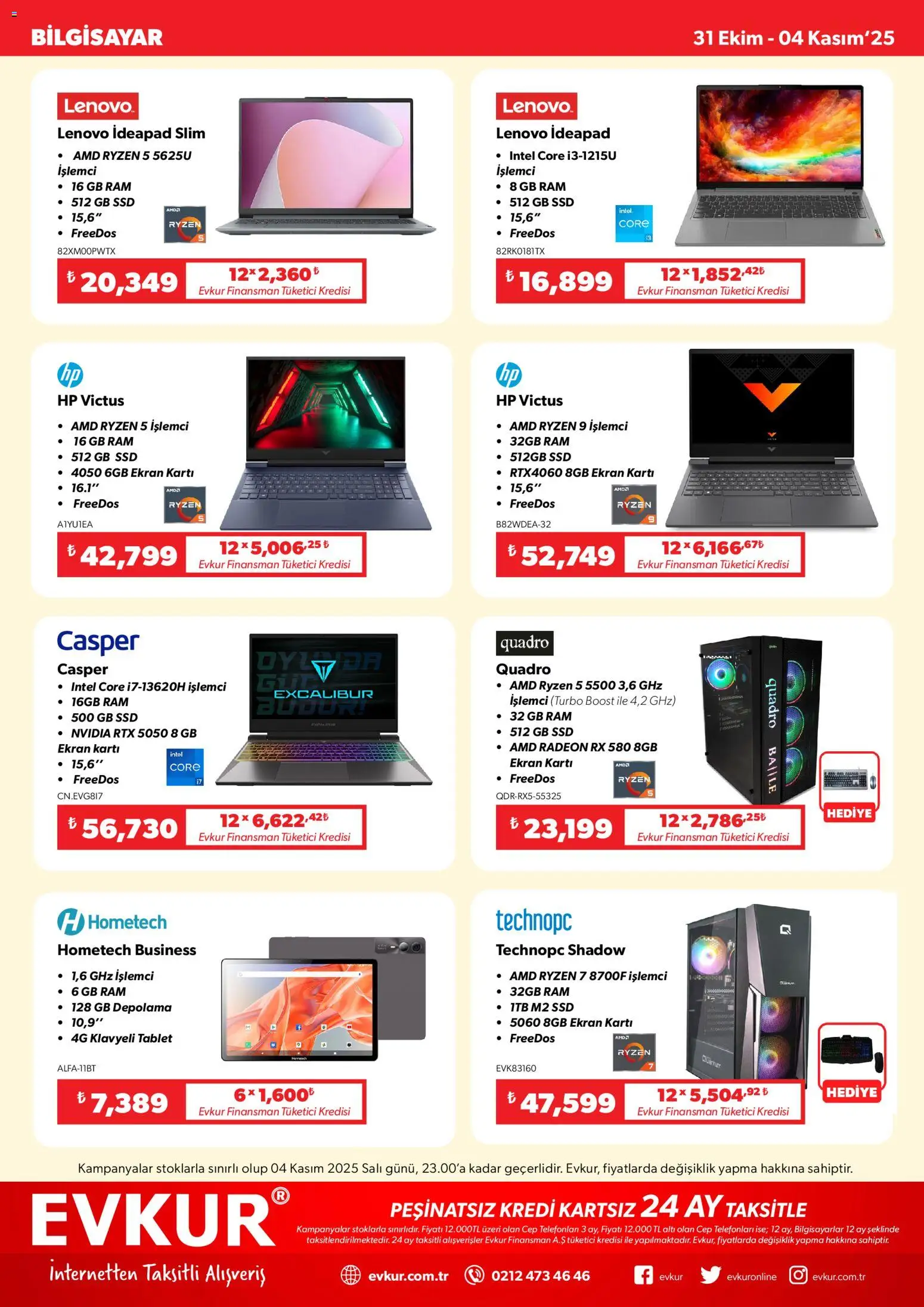 Evkur Muhteşem Fırsatlar - 31.10.2025 tarihinden itibaren geçerlidir | Sayfa: 7 | Ürünler: Tablet, Bilgisayar