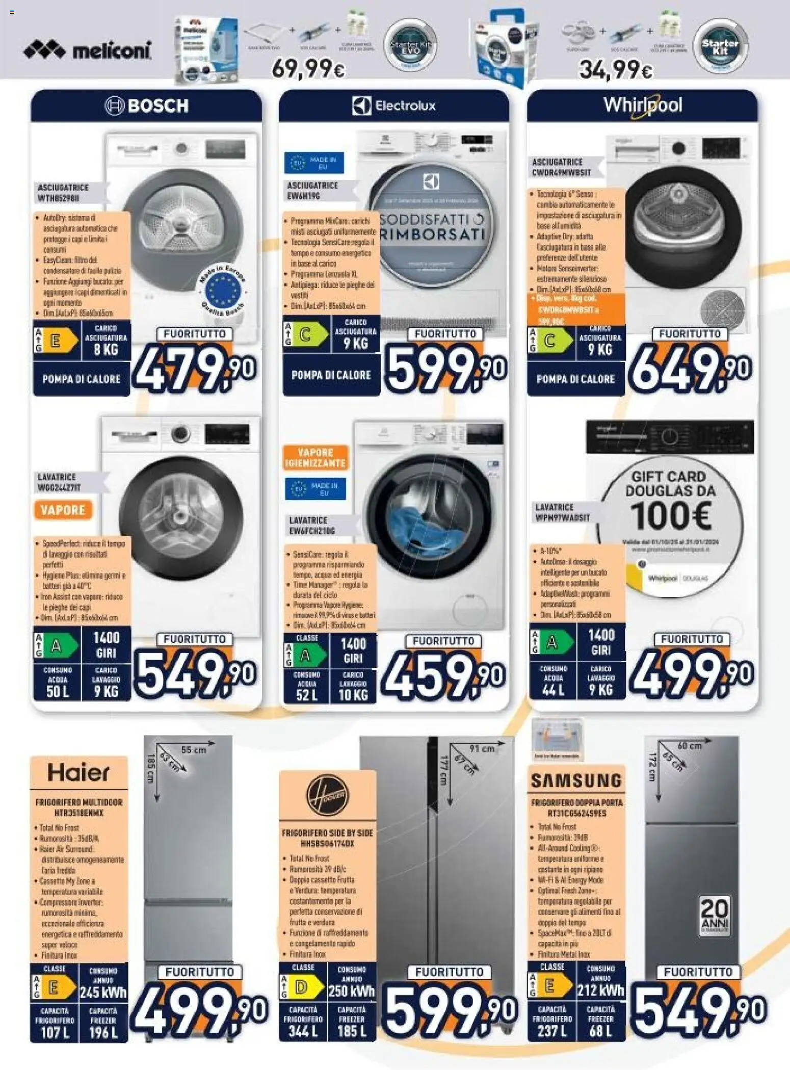 Volantino Unieuro del 16.01.2026 | Pagina: 23 | Prodotti: Compressore, Acqua, Frutta, Frigorifero