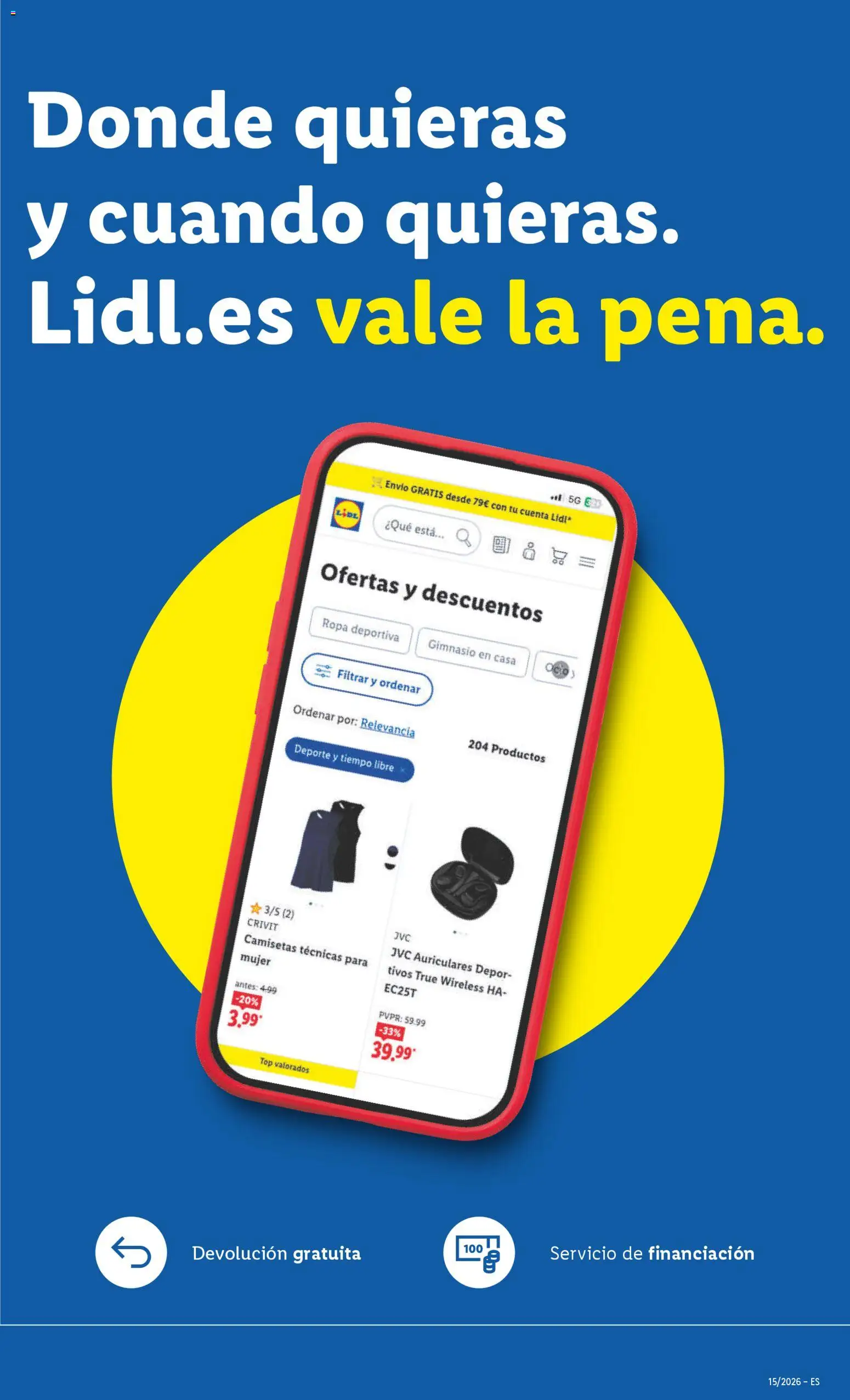 Lidl folleto │ válido desde el 06.04.2026 | Página: 59 | Productos: Ropa, Auriculares
