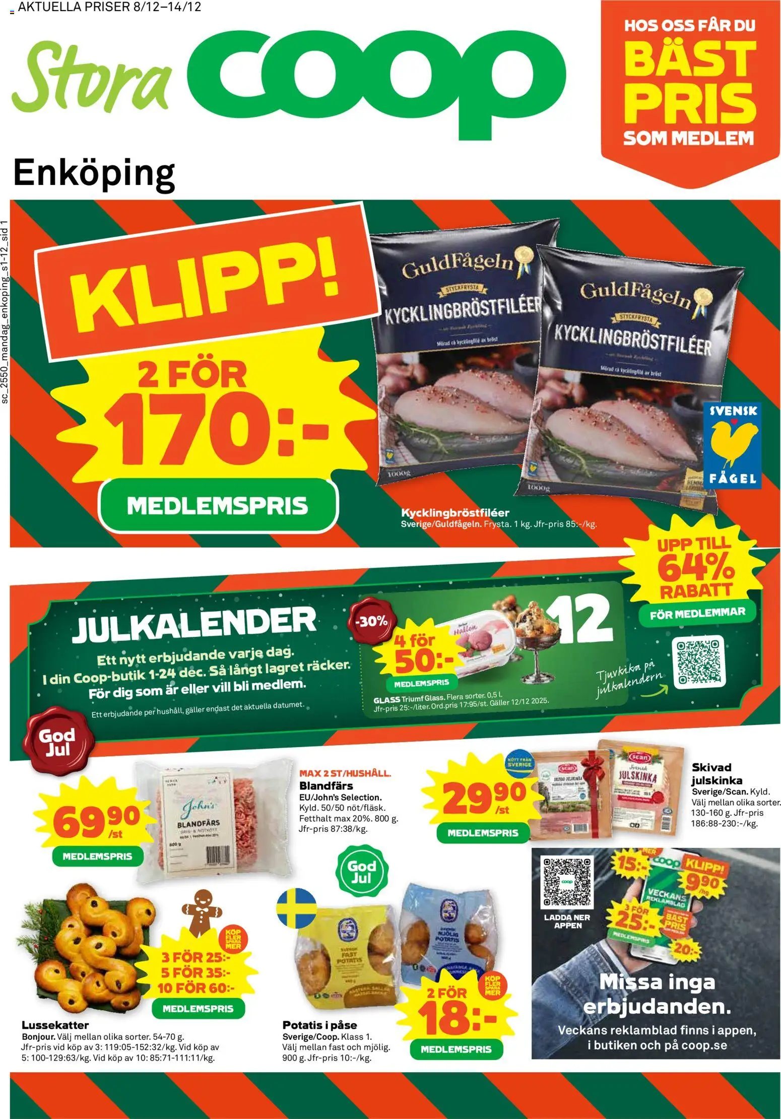 Stora Coop reklamblad aktuell från 08.12.2025 | Sida: 1