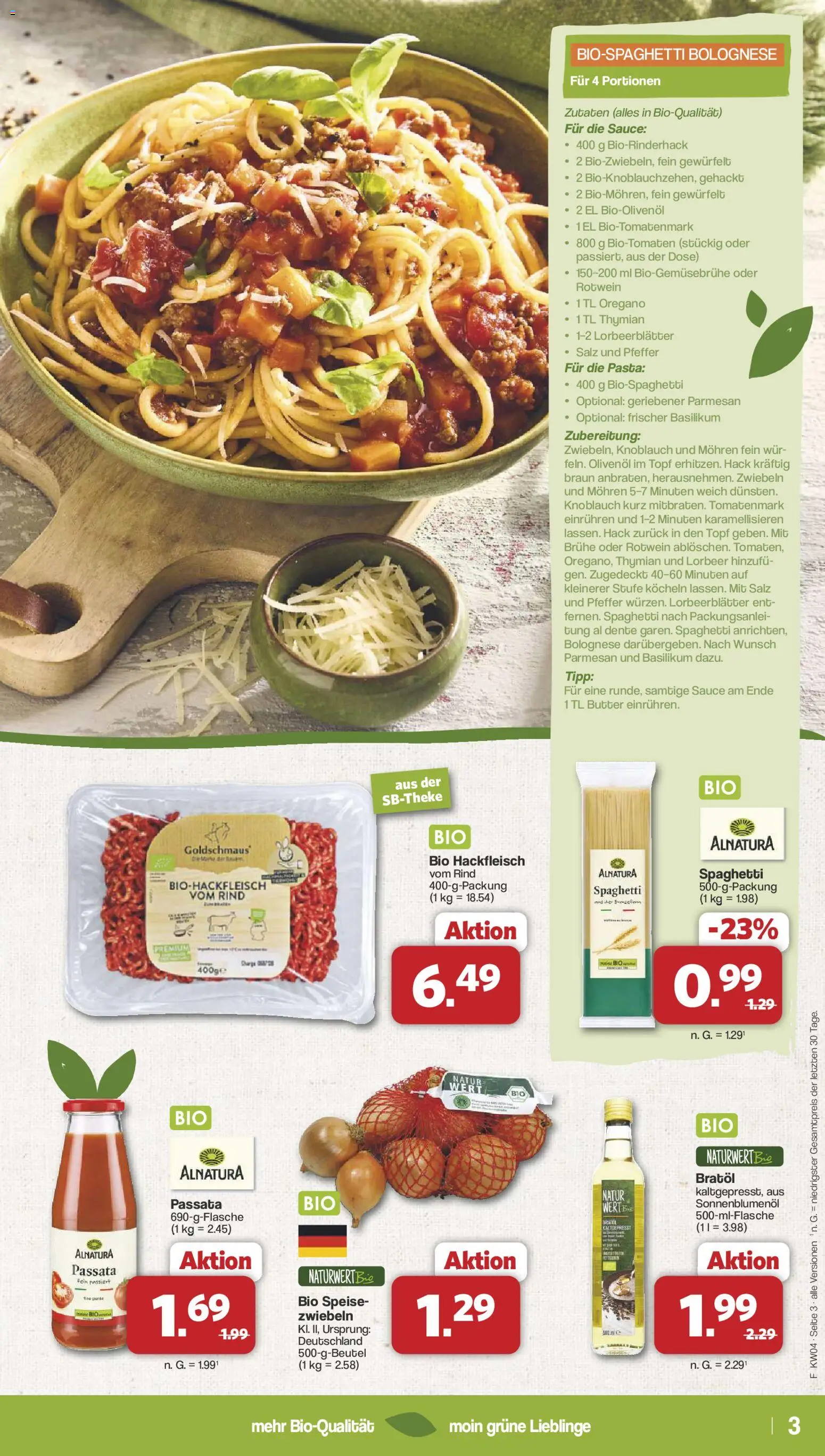 Famila Nordwest Sonderangebote – gültig ab 19.01.2026 | Seite: 3 | Produkte: Sonnenblumenol, Mohren, Zwiebeln, Knoblauch