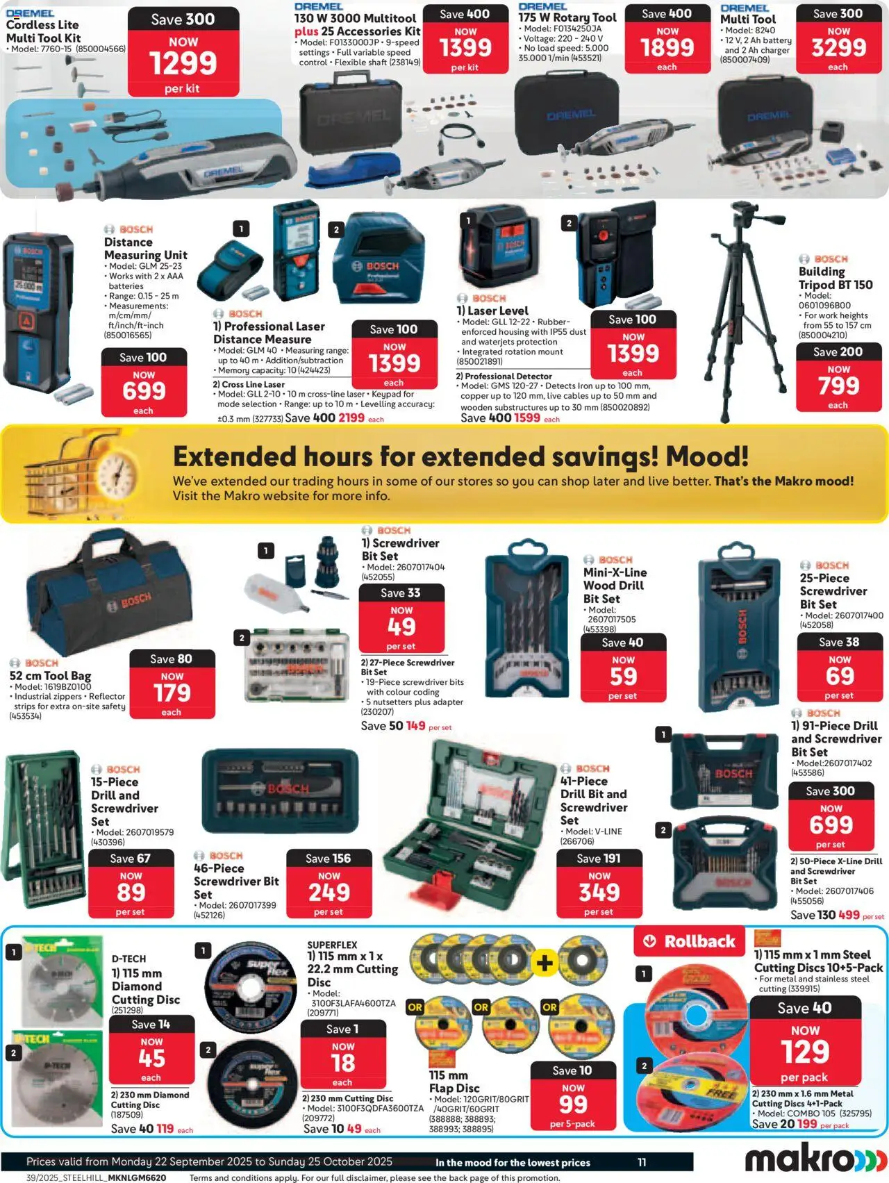 New Makro catalogue – valid from 22.09.2025 | Page: 11 | Products: Adapter, Iron, Battery, Charger