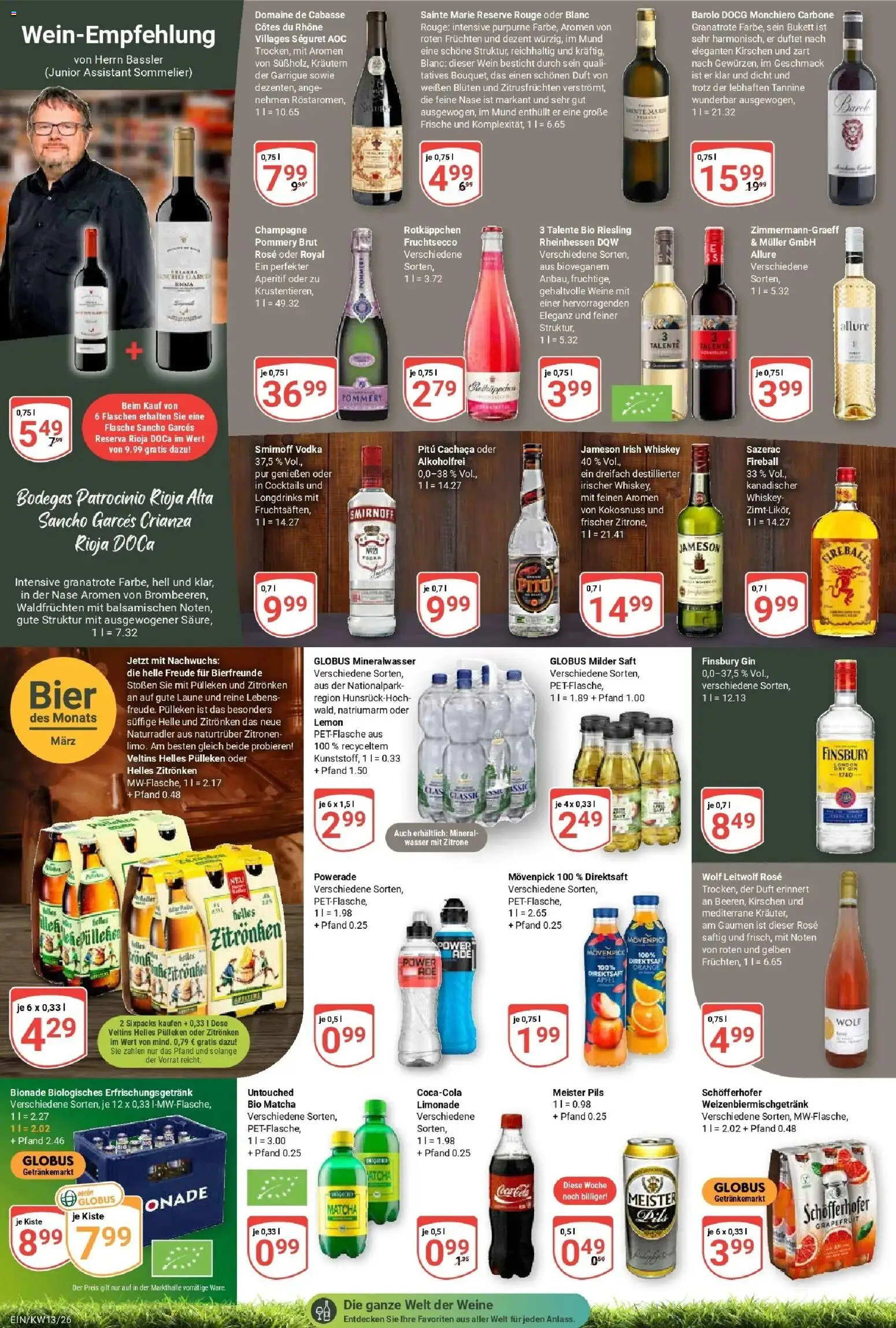 Globus prospekt Homburg-Einöd	 – gültig ab 23.03.2026 | Seite: 17 | Produkte: Grapefruit, Zitrone, Vodka, Zitronen