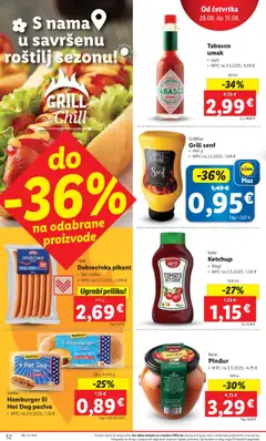 Lidl katalog | vrijedi od 25.08.2025 | Stranica: 52