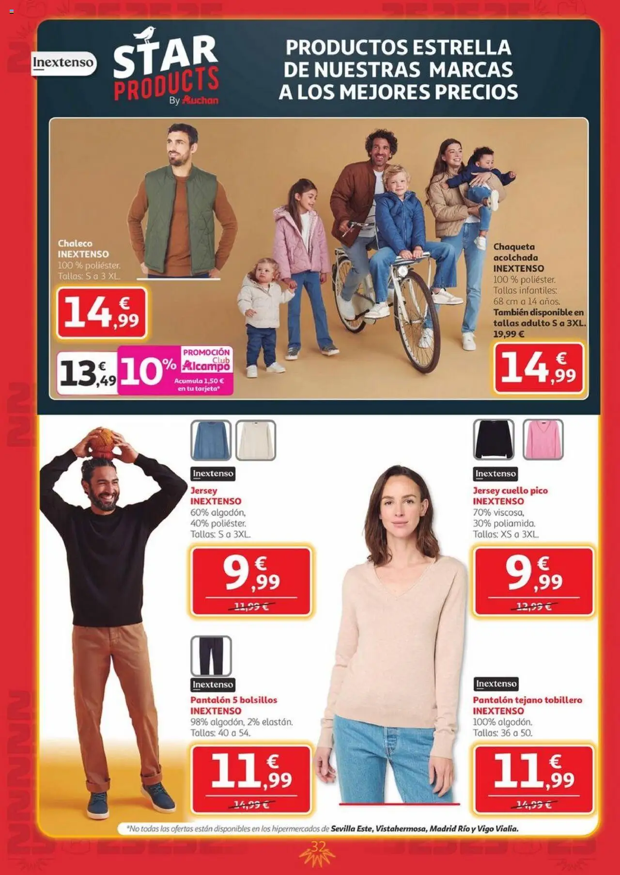 Alcampo - Canarias │ válido desde el 25.09.2025 | Página: 32 | Productos: Chaleco, Chaqueta