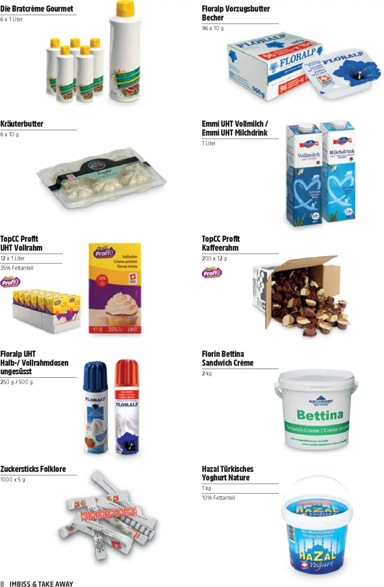 TopCC Aktionen Imbiss & Take Away  ab 06.06.2025 | Seite: 8 | Produkte: Kräuterbutter, Butter, Creme