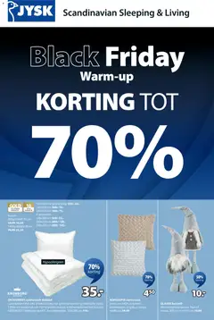 JYSK - Black Friday - Voorbeeld van een folder van JYSK, geldig van 03.11.2025