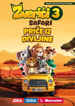 Roda katalog Zverići 3 safari - pregled Roda kataloga - važi od 30.03.2026