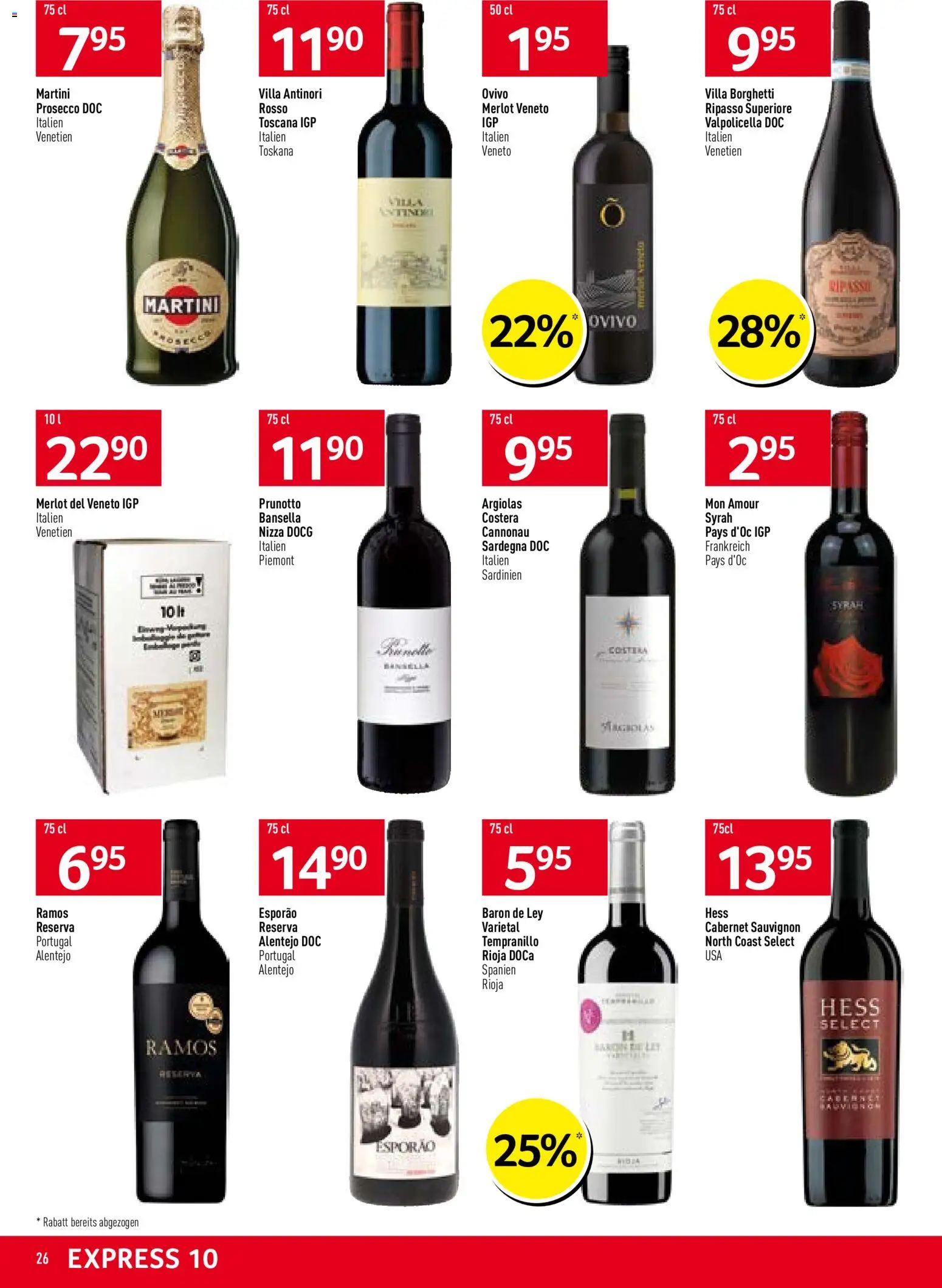 Prodega Aktionen – gültig ab 02.03.2026 | Seite: 26 | Produkte: Merlot