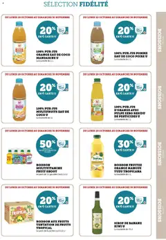 Hyper U - Prévisualisation de Hyper U - Ma Sélection Carte U Octobre valide à partir de 20.10.2025 | Page: 37 | Produits: Sucre, Poire, Jus, Kiwi