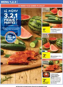  | Page: 14 | Produits: Concombre, Pastèque, Ribs, Porc
