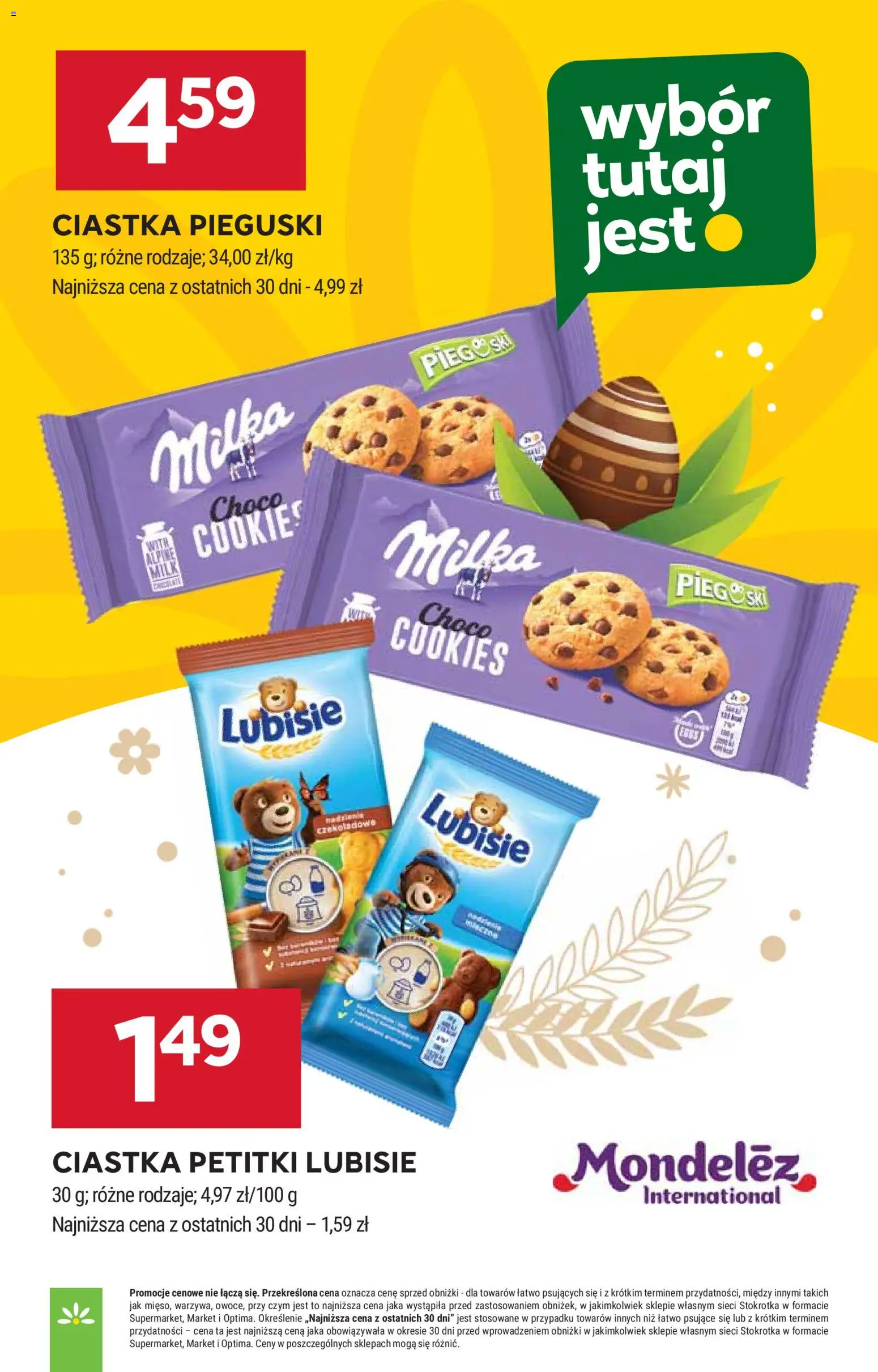 Stokrotka gazetka od 02.04.2026 | Strona: 28 | Produkty: Stokrotka, Milka, Ciastka