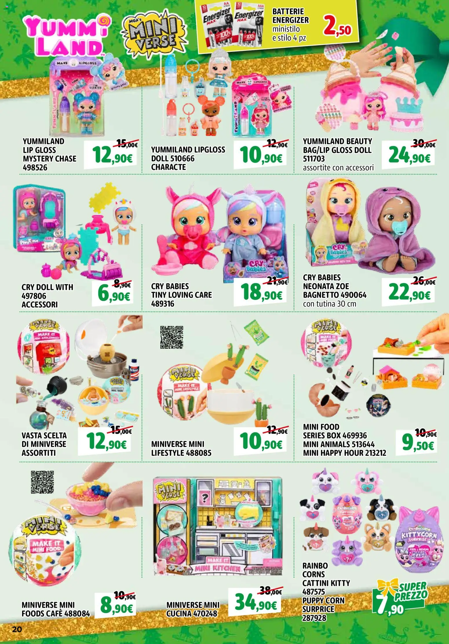 Volantino Orizzonte del 27.11.2025 | Pagina: 20 | Prodotti: Tutina, Bagnetto, Batterie