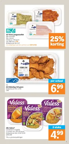 Valess Tomaten Mozzarella Schnitzel, 2x Vegetarische Tomaten Mozzarella Schnitzel - Voorbeeld van een folder van Albert Heijn, geldig van 12.01.2026 | Pagina: 7