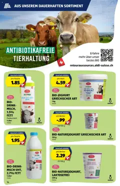 Aldi Aktionen – gültig ab 11.09.2025 | Seite: 15 | Produkte: Milch, Joghurt