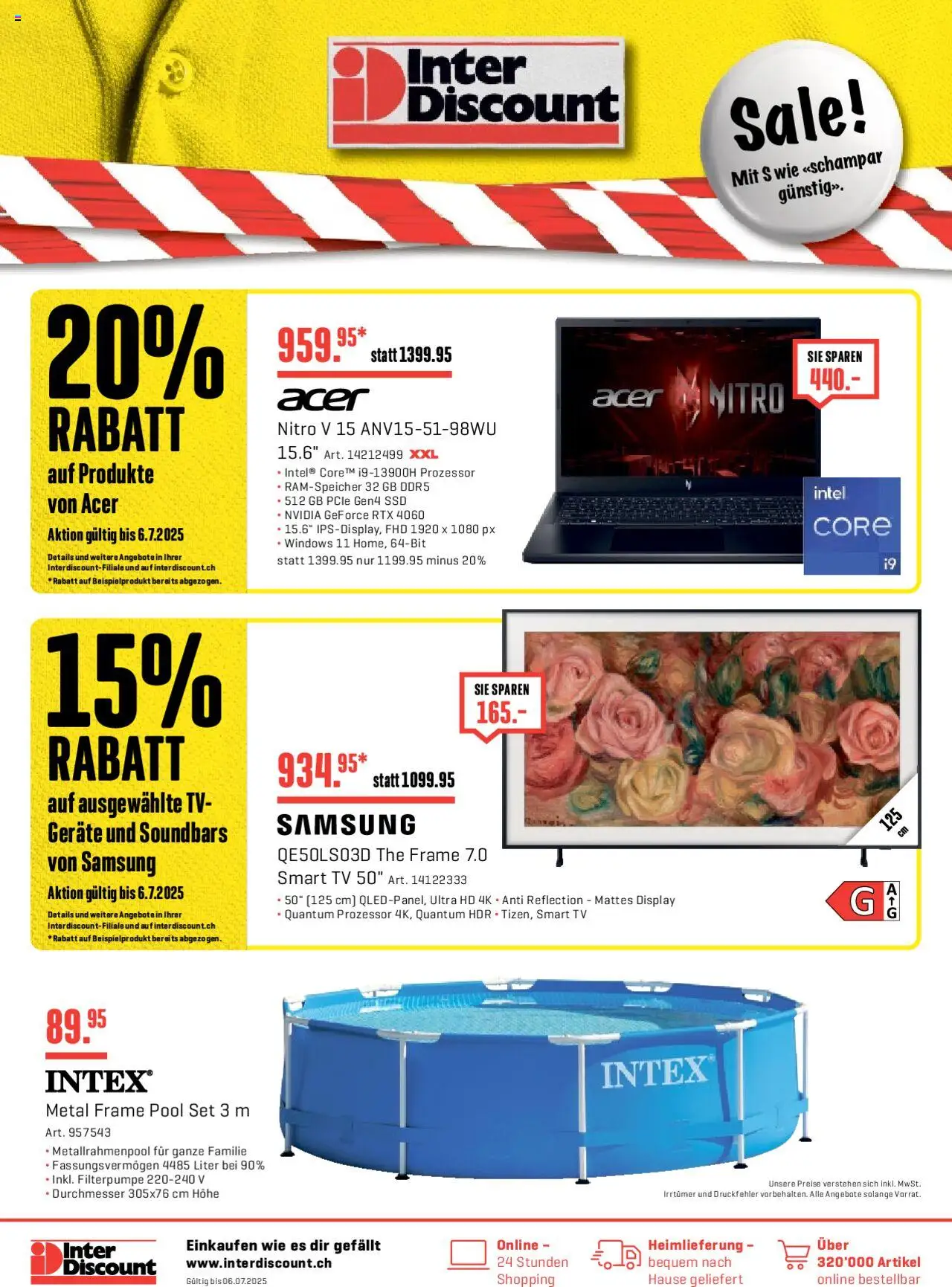 Coop Magazin ab 03.07.2025 | Seite: 20 | Produkte: Laptop, TV, Samsung