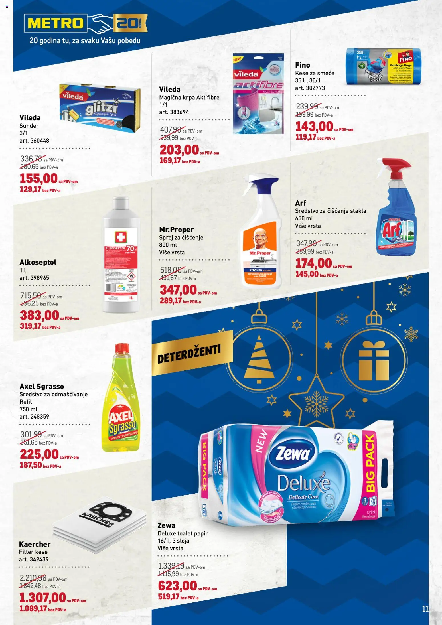Metro katalog - važi od 11.12.2025 | Strana: 11 | Proizvode: Toalet papir, Vileda
