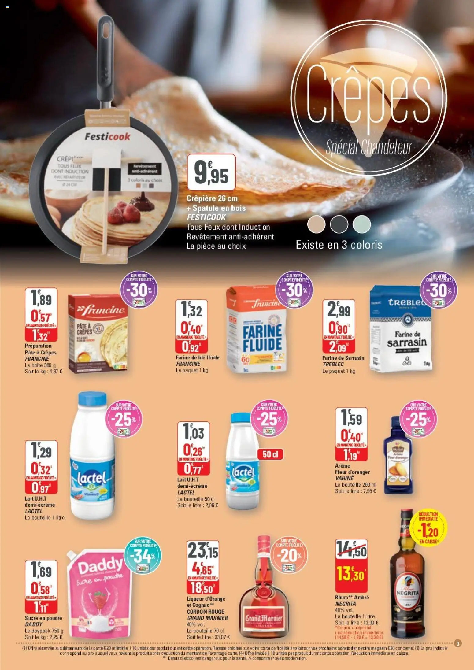 {H1} | Page: 3 | Produits: Farine de ble, Spatule, Poudre, Crêpière