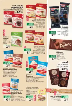 Tommy - Uskrsna Super ponuda - Pregled kataloga iz trgovine Tommy, vrijedi od 23.03.2026 | Stranica: 7 | Proizvodi: Prašak za pecivo, Čokolada, Puding, Kakao