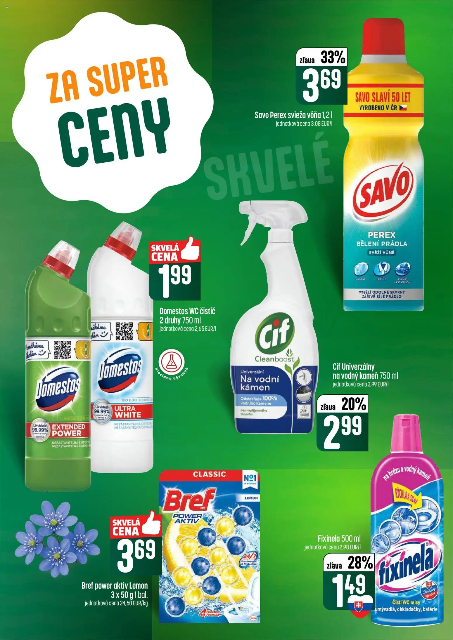 Nové COOP Jednota akcie – leták je platný od 12.02.2026 | Strana: 55 | Produkty: Wc, Savo, Cif, Domestos