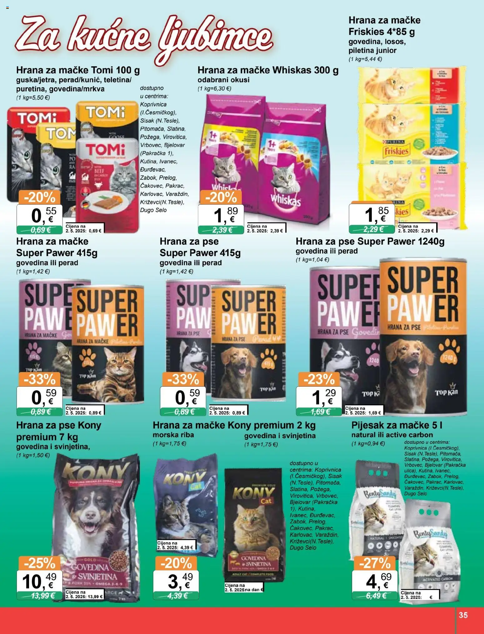 KTC katalog | vrijedi od 12.11.2025 | Stranica: 35 | Proizvodi: Whiskas, Hrana za pse, Riba, Hrana za mačke