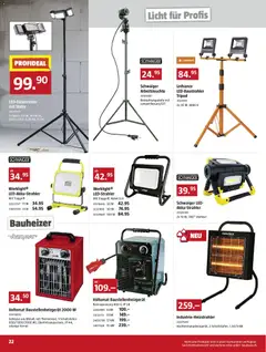 Bauhaus Aktionen ab 26.01.2026 gültig | Seite: 22 | Produkte: Kabel, Stativ